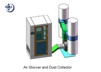 China 2 Seiten-Schlagpulver-Mühlluft-Dusche mit Staub-Kollektor zu verkaufen