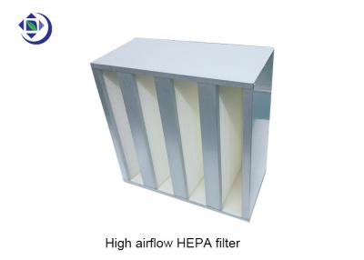 중국 직류 전기로 자극된 프레임과 고효율 소형 헤파필터 592x592x292mm 판매용