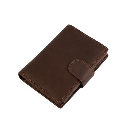 China New Favorablestable RFID Hot Top Grain Leather Triple Magic Wallet for sale