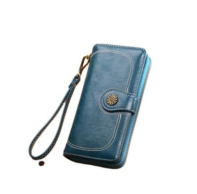 China New Hot Promotional Colorful RFID Ladies Wallet With RFID for sale