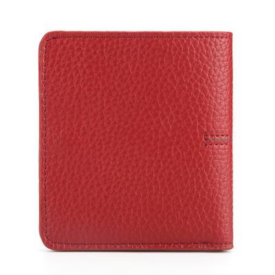 China New Arrival RFID New Arrival High Quality Luxury Ladies Wallet Hot Genuine Leather Men's Shortwallet Unique Retro Unique for sale