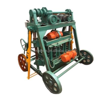 China High Efficiency Low Cost Mobile Concrete Block Making Machine QMY4-45 Manual Brick Machine for sale