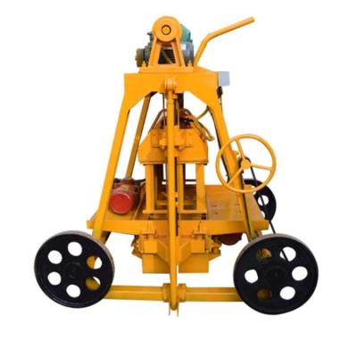 China Low Cost BRK QT40-3B High Efficiency Movable Fly Ash Cement Concrete Solid Hollow Egg Layer Sand Block Brick Making Casting Machine Price List for sale