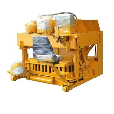 China High Efficiency Low Cost QT40-3A Simple Manual Operated Moving Hollow Block Making Machine With Small Investment Big Profit for sale