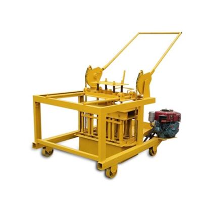 China High Efficiency Low Cost Hydraulic Brick Making Machine QMR4-45 Mobile Block Machine for sale