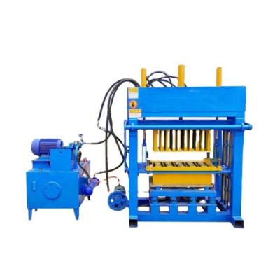 China High efficiency low cost cement brick making machine QT4-30 diesel engine hydraulic hollow block machine for sale