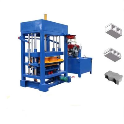 China QT4-30 High Yield Low Cost Hollow Interlocking Concrete Block Making Machine for sale