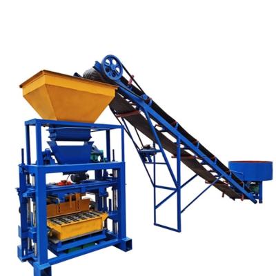 China High Yield Low Cost QT4-35 Brick Hollow Concrete Block Making Machine Price In India for sale