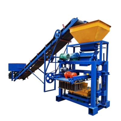 China QT4-35 Automatic Block Brick High Efficiency Low Cost Paver Fly Ash Cement Block Interlocking Concrete Block Molding Machine for sale