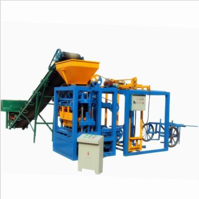 China High Efficiency Low Cost Semi Automatic 4-26 Quart Concrete Cement Paver Hollow Block Making Machine Manufacturer for sale