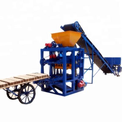 China High Efficiency Low Cost QT4-26 Fly Ash Soil Clay Cinder Compressed Earth Mud Concrete Cement Paving Interlock Brick Block Making Machine Low Price for sale