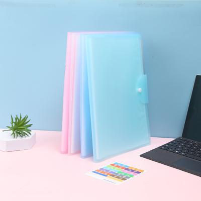 China Eco-friendly A3 Certificate Collection PP Display Book Multilayer PP Collection Pregnancy Material Eco-friendly Data Stand Examination Paper for sale