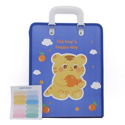 China Lovely Convenient And Cute Cartoon Organ Bag With Clip Portable 7 Pockets Large Capacity Organ Student Storage Bag Lovely Paper Wholesale for sale