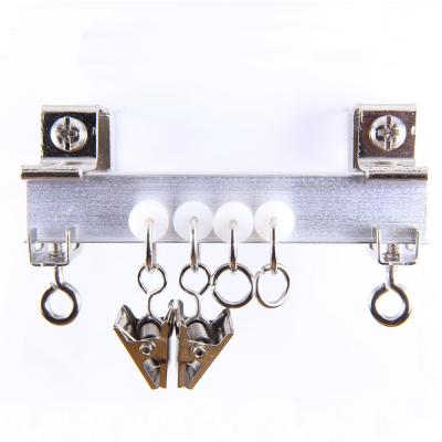 China Customized Wholesale Curtain Steel Rod Accessories Sticky Clips In Good Quality for sale