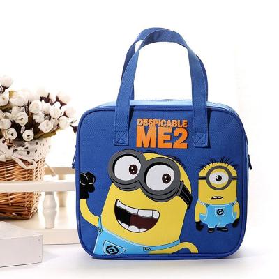 China Simple Package Cartoon Canvas Square Bag Fashion Mummy Bag Diaper Bag for sale