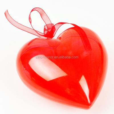 China Europe Valentine Plastic Heart Box Valentine Love Heart Box for sale