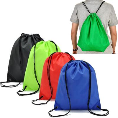 China Custom Reusable Gym Drawstring Bag Pouch For Nice Bags Hair Dryer Mesh Rpet Small Sport Mini Nylon Drawstring Fabric Bag for sale