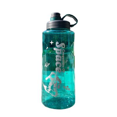 China Sports High Quality Cold Water Bottle Bpa Free Sports Bottle Large Portable Water Bottle Plastic Water Cup for sale