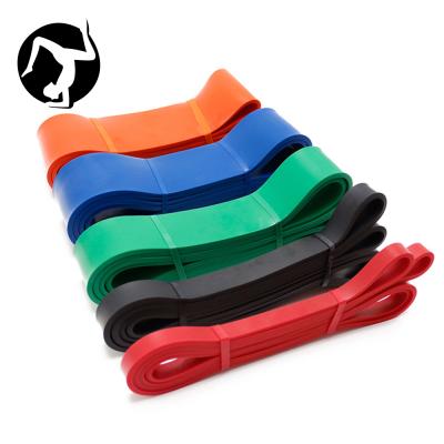 China Durable UGA Weerstand Band OEM Pull Up Aid Stretch Resistance Band Rubber Latex Resistance Stretching Band Set For Exercise Fitness for sale