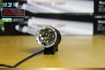 China High effciency XM-L T6 30W 3600 Lumen Bike Light  , cree Led bicycle headlight for sale