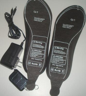 China Most Popular Electric Rechargeable Battery Heated Insoles for sale