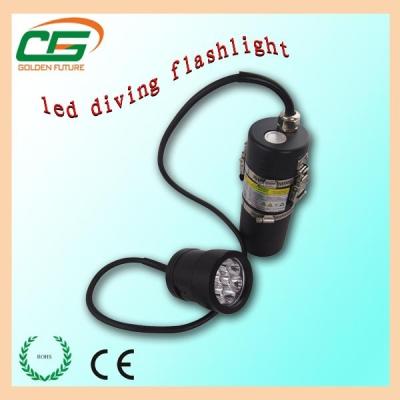 China Lumen del alto brillo 7000 de la linterna de LED de la prenda impermeable del xml T6 IP68 del Cree en venta