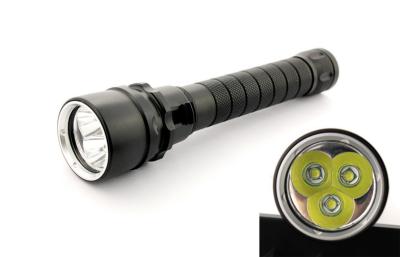 Chine D009 noircissent la torche du piqué 6500k menée par professionnel, lampe-torche de plongée menée par XM-L2 de CREE à vendre