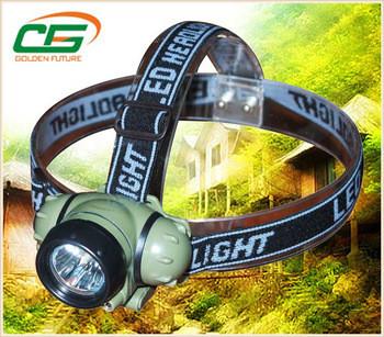 Κίνα Επικεφαλής φανός Cree, Headtorch των ιονικών 3W επανακαταλογηστέων οδηγήσεων λίθιου των άσπρων οδηγήσεων προς πώληση