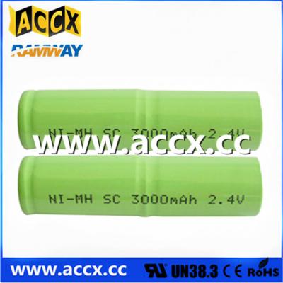 Κίνα 2.4v nimh πακέτο μπαταριών Sc 3000mAh προς πώληση