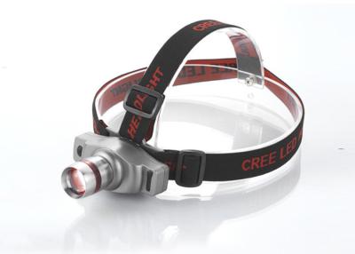 China High lumen Aluminum alloy Rechargeable Head Torch for running / hiking / camping for sale