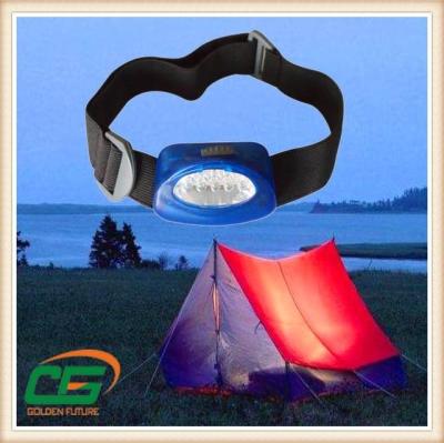 China Camping AAA 5pcs White Led Headlamp 14000MCD With Dry Battery for sale