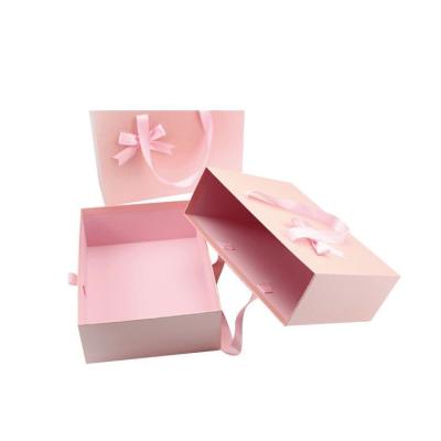 China Recyclable Fashionable Printing Gift Box Drawer Style Gift Box Bag Drawer Box Gift Packaging for sale