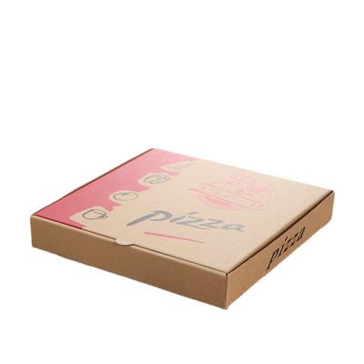 China Handmade Customized White Corrugated Brown 8 10 12 16 Inch Pizza Boxes Custom Paper Pizza Boxes Wholesale Box Supplier for sale