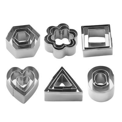 China Sustainable Wholesale Price Durable431 Stainless Steel Cookie Cutter Custom With Sustainable For Diy Kitchen Baking for sale