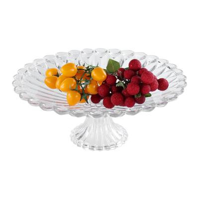 China Viable With Transparent Cover Hotel Fruit Serving Tray Luxury Food Tray For Fruit Cake for sale