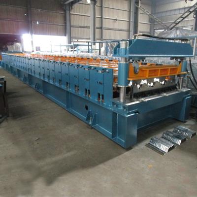 China CE Floor Decking Automatic Hydraulic Cutting Roll Forming Machine Metal Roof Decker Machine for sale