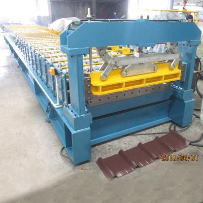 China Building Material Shops Popular Aluminum Roof Sheet Roll Forming Machine for sale