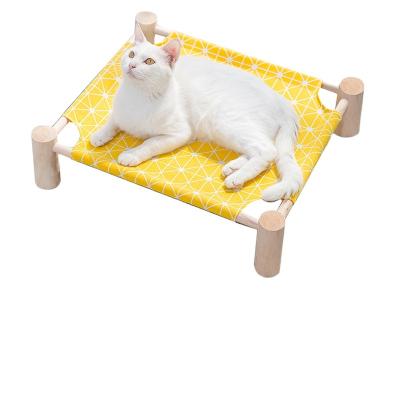 China Free Standing Round Breathable Dog Cat Nest Pet Hammock Bed Novelty Unique Foldable Breathable for sale