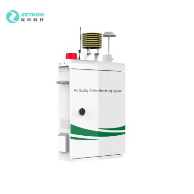 China Zetron SO2/CO/O3/NO2/VOC/PM2.5/PM10 Multiple Particle Size Device Dust Weather Monitoring Station for sale