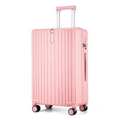 China New Design Anti Theft Trolley ABS &PC Luggage Set Plastic Hard Shell Suitcases for sale