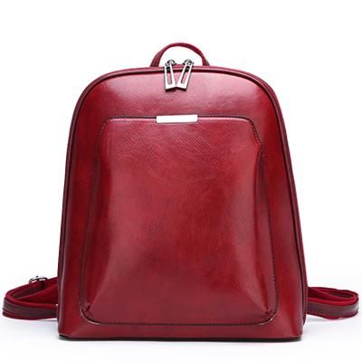 China HOT JKL 2021 Fashion Women Anti-theft Backpack Retro High Quality PU Leather Backpacks For Teenage Girls School Female Shoulder Bagpack for sale