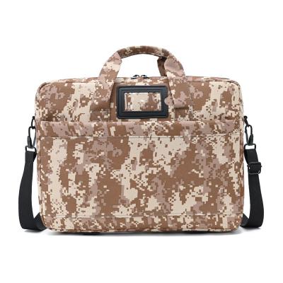 China Wholesale New Army Anti-theft Camouflage Wholesale Anti-theft JKL Factory Large Capacity Portable Folder Computer Laptop Shoulder Bag Custom Logo for sale