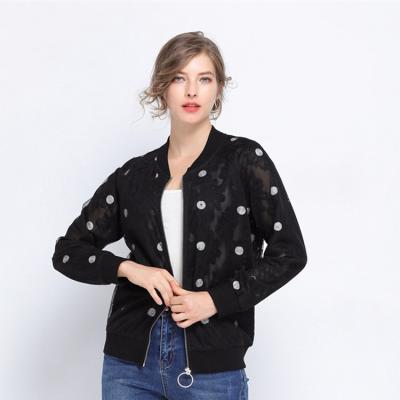 Китай Black print women's jacket high quality and good price from factory продается