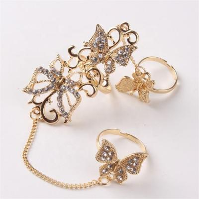 China Dropshipping hotsale nickel free jewelry rings open butterfly finger ring Hawaiian jewelry for sale