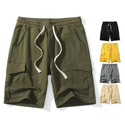 China Anti-wrinkle Cotton Multi-pocket Cargo Short Pants Men Summer Custom Beach Outdoor Shorts for sale