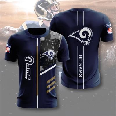 China Anti-wrinkle high quality men's digital 3D printing sublimation T-shirt shirts and american football tank top uniforms for sale