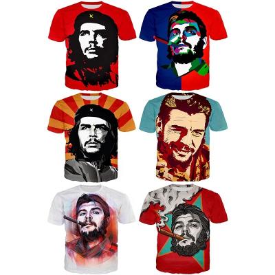 China Revolutionary Cuban Advance QUICK DRY Che Guevara Fashion Cool 3D Printed Shirt For Men Casual 3D Printing Shirt From Mens Streetwear Tops for sale