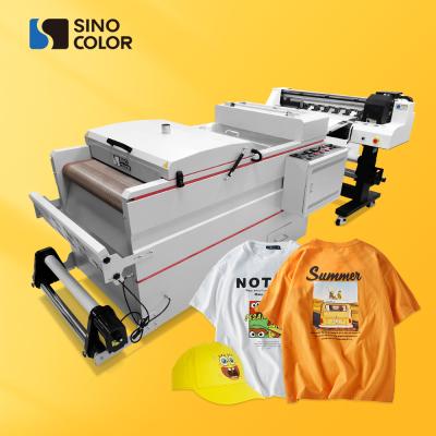 China Heat Transfer Printing On Garment China Factory Direct Sale 24 Inch 60cm Double Top i3200 Heads White CMYK Ink DTF Printer PET Film Transfer Printing for clothes for sale