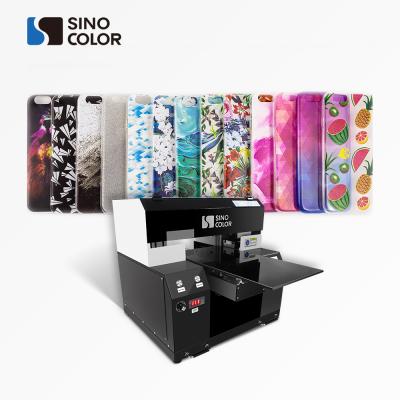 China Printing Stores Sinocolor A3 Size DX7 Head Impresora Digital UV Adhesive Vinyl Flatbed Printer for sale