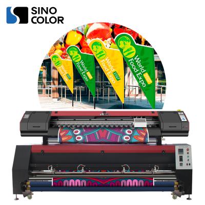 China Polyester Cotton 1.8m Textile Flag Direct Printer Sublimation Printing Machine FP-740C for sale